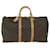 Louis Vuitton Keepall 55 Brown Cloth  ref.1224694