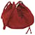 PRADA Shoulder Bag Nylon Red Auth bs11552  ref.1224785