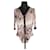 Jean Paul Gaultier Wrap blouse Beige Viscose  ref.1224880