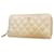 Timeless Chanel Zip around wallet Golden Leather  ref.1224952