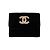 Cartera de terciopelo acolchado Chanel Negro