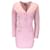 Elisabetta Franchi Soft Berry Jacquard Knit Skirt Suit Pink Wool  ref.1225117