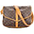 Louis Vuitton Canvas Monogram Saumur GM Crossbody Bag Brown Cloth  ref.1225130