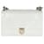 Christian Dior White Micro Cannage Patent Small Diorama Flap Bag Leather  ref.1225193