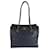 Chanel Navy Iridescent Quilted calf leather Happy Stitch Tote Blue  ref.1225224