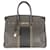 Hermès Étain Clemence Graphite Gris Fonce Lizard Club Birkin 35 Pbhw Grey Leather  ref.1225281