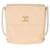 Chanel Beige gesteppter Hobo aus Kalbsleder mit kleiner Perlenkette  ref.1225320