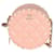 Chanel Embreagem Redonda Pérola em Couro de Bezerro Rosa Acolchoado com Corrente  ref.1225369