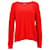 Tommy Hilfiger Suéter Raglan feminino em algodão vermelho  ref.1225478