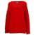 Jersey Tommy Hilfiger de mezcla de lana de alpaca para mujer en nailon rojo Roja Nylon  ref.1225484