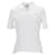 Tommy Hilfiger Essential Kurzarm-Poloshirt für Damen in normaler Passform aus weißer Baumwolle  ref.1225497