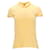 Polo da donna in cotone elasticizzato slim fit Tommy Hilfiger in cotone giallo  ref.1225507