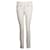 Pantaloni skinny con tasca con cerniera Loro Piana in cotone color crema Bianco Crudo  ref.1225516