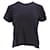 Tommy Hilfiger Camiseta de algodón orgánico con espalda ventilada para mujer Azul marino  ref.1225517