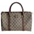 Gucci Boston Supreme Vintage GG Handtasche Beige Leinwand  ref.1225518