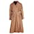 Max Mara Double-Breasted Trench Coat in Brown Cotton  ref.1225527