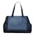 Bottega Veneta Intrecciato Two Tone Handbag Blue Leather  ref.1225574