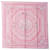 Hermès Hermes Pink Jeux De Paille Silk Foulard Soie Tissu Rose  ref.1225674