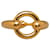 Ring Hermès Anillo de bufanda Hermes Gold Mors Dorado Metal Chapado en oro  ref.1225676
