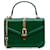 Gucci Green Patent Sylvie 1969 Satchel Leather Patent leather  ref.1225700