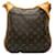 Louis Vuitton Brown Monogram Odeon MM Leather Cloth  ref.1225744