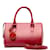 & Other Stories Leather Boston Bag Red Pony-style calfskin  ref.1226004