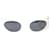 Moschino Elfenbeinfarbene Cat-Eye-Sonnenbrille Roh Acetat  ref.1226006