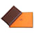 Hermès Brown leather cardholder  ref.1226011