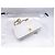 Executive Borsa a tracolla Chanel Timeless Classic Chevron bianca con patta singola Bianco - vista 3