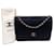 Chanel Timeless Classic Quilted Single Flap Black Leather  ref.1226059