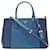 Saffiano Prada Galleria Blue Leather  ref.1226236