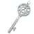 Tiffany & Co key Silvery Platinum  ref.1226416