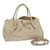 PRADA Hand Bag Leather 2way Beige Auth 62596  ref.1226434