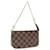 LOUIS VUITTON Damier Ebene Mini Pochette Accessoires Pouch N58009 LV Auth 64190  ref.1226435