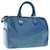Louis Vuitton Epi Speedy 25 Hand Bag Toledo Blue M43015 LV Auth 64466 Leather  ref.1226460