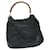 GUCCI Bamboo Shoulder Bag Leather 2Way Black Auth ac2540  ref.1226470