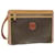 Céline CELINE Macadam Canvas Clutch Bag PVC Leather Brown Auth bs11465  ref.1226496
