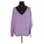 Autre Marque Cotton sweater Purple  ref.1226512