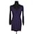 Valentino Vestido de lana Púrpura  ref.1226570