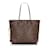 LOUIS VUITTON Handbags Neverfull Brown Linen  ref.1226597