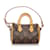 Speedy LOUIS VUITTON Bag charms Brown Cloth  ref.1226626