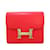 Constance Hermès Hermes wallets Red Leather  ref.1226645
