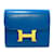 portefeuilles Hermès Cuir Bleu  ref.1226702