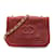 Wallet On Chain Carteira de bolsas CHANEL com corrente atemporal/clássico Vermelho Couro  ref.1226725