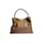 FENDI Handbags Peekaboo X-Lite Beige Leather  ref.1226896