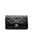 CHANEL Handbags Timeless/classique Black Linen  ref.1226975