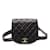 CHANEL Sacs à main Autre Lin Noir  ref.1226989