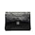 CHANEL Handbags Timeless/classique Black Linen  ref.1226991
