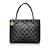 CHANEL Handbags Classic CC Shopping Black Linen  ref.1226992