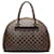 LOUIS VUITTON Travel bags Other Brown Linen  ref.1227002